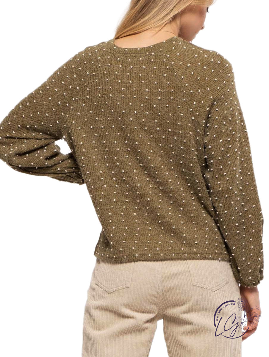 Chasing A Dream Dotted Long Sleeve