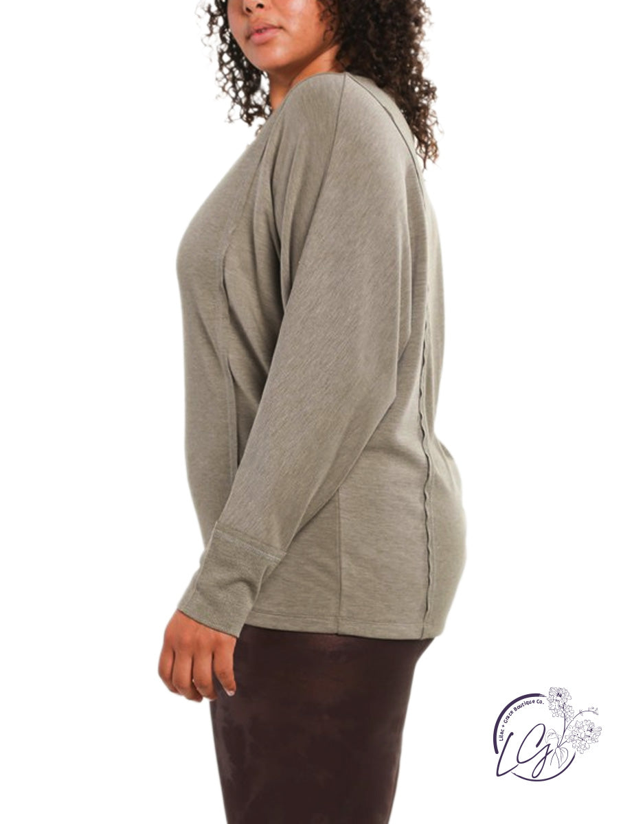 Curvy Secret Gem Long Sleeve