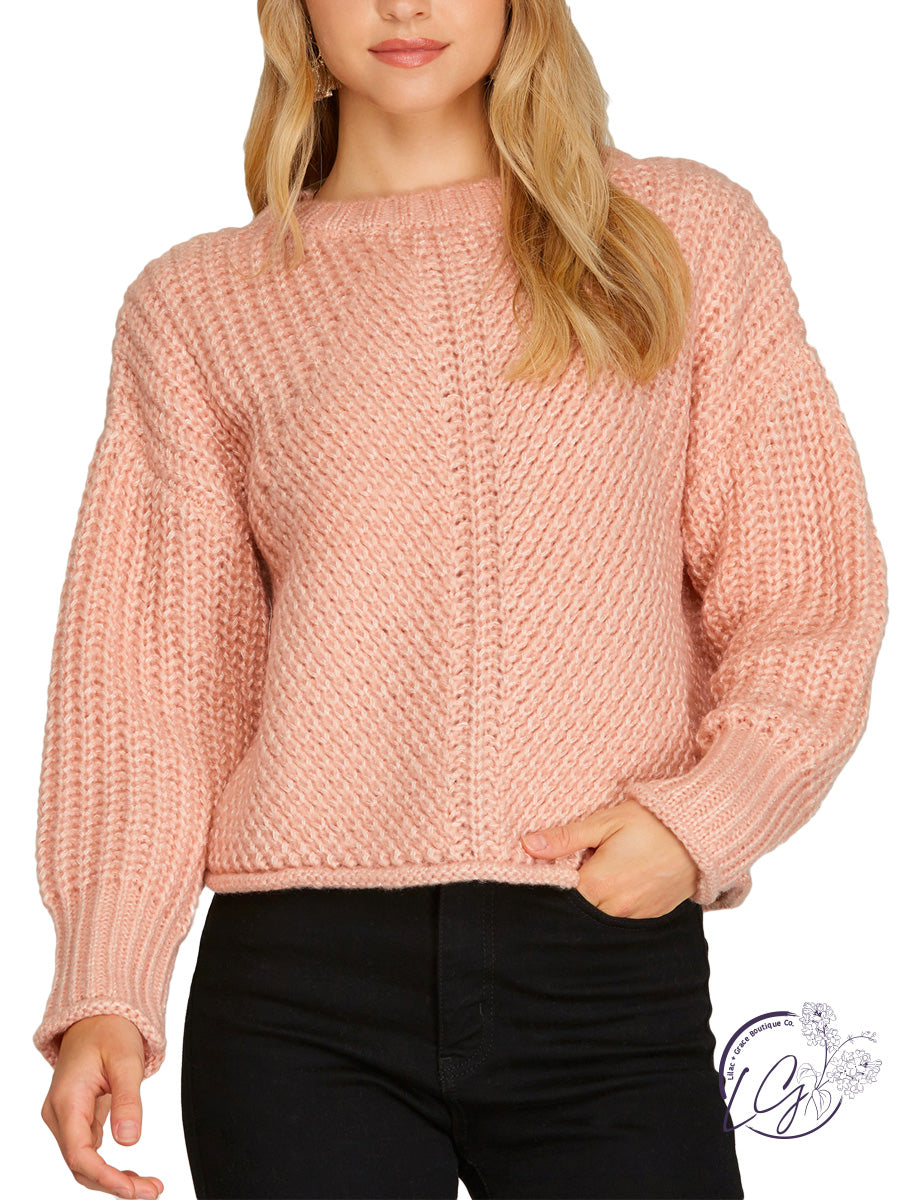 Showing The Sides Knit Sweater