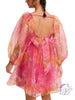 Oh Wow Organza Baby Doll Mini Dress