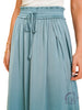 Point of Retreat Satin Split Hem Skirt