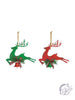 LEAPING REINDEER BELL HANGER