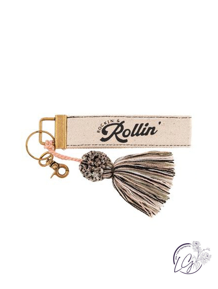 Canvas Tassel Keychains