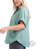 Curvy Time Will Tell Short Sleeve Blouse