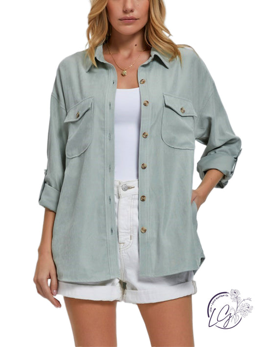 Dusty Sage Breeze Jacket