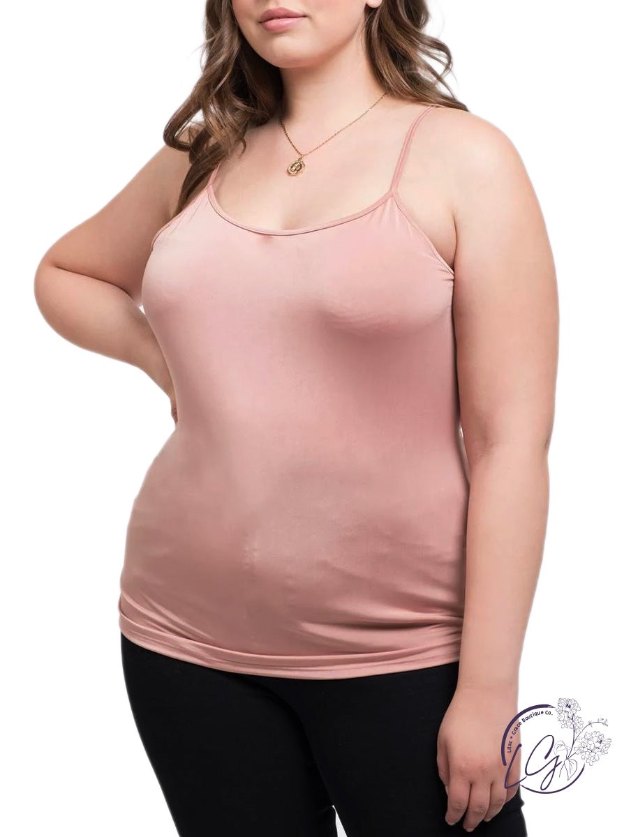 Curvy Basic Scoop Neck Cami