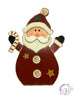 Candy Star Santa W/ Lights & Timer