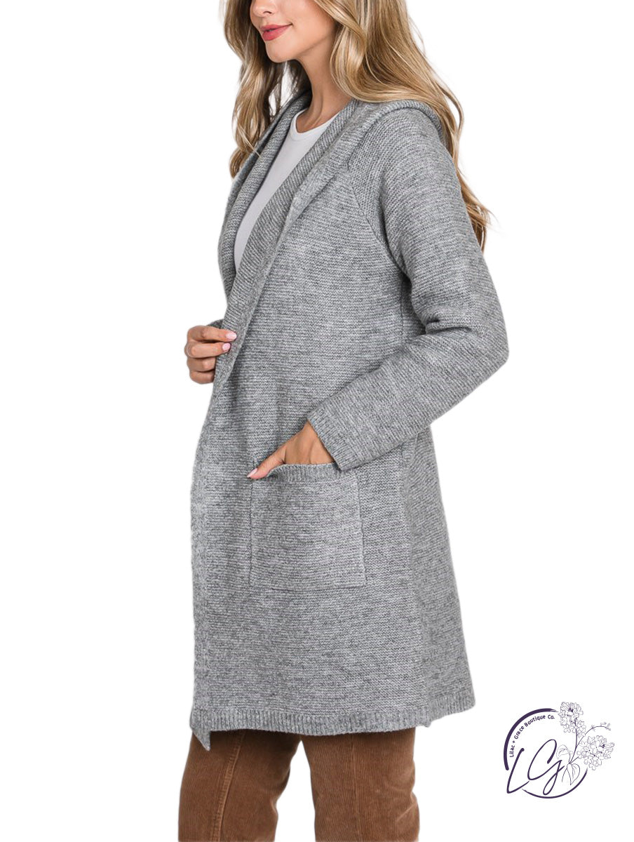 Sleek Sweater Overcoat