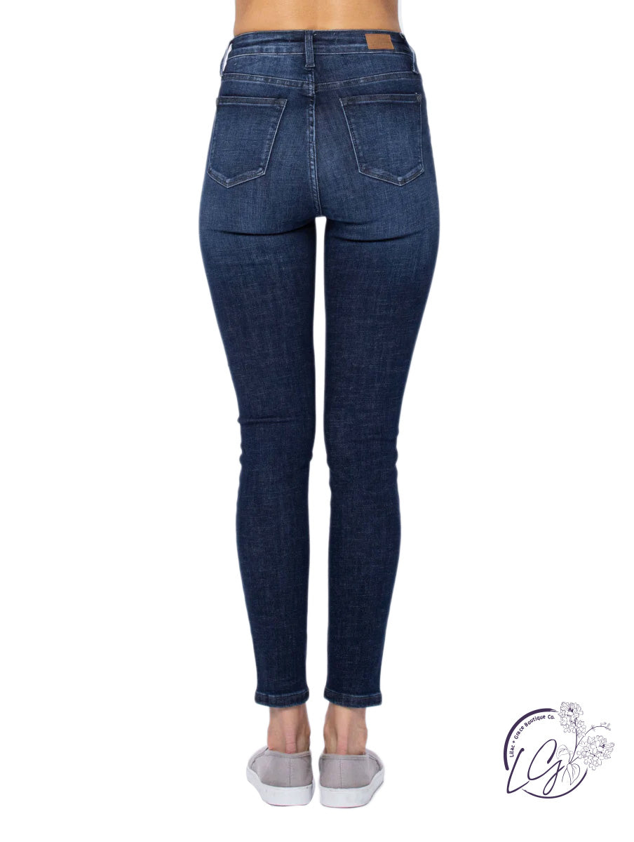 Kat High-Rise Tummy Control Skinny by Judy Blue