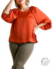 Curvy Dream Easy Balloon Sleeve Top