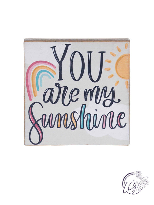 You are my Sunshine Block