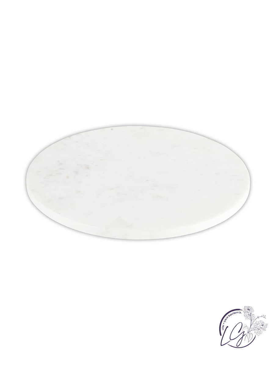 White Marble Lazy Susan