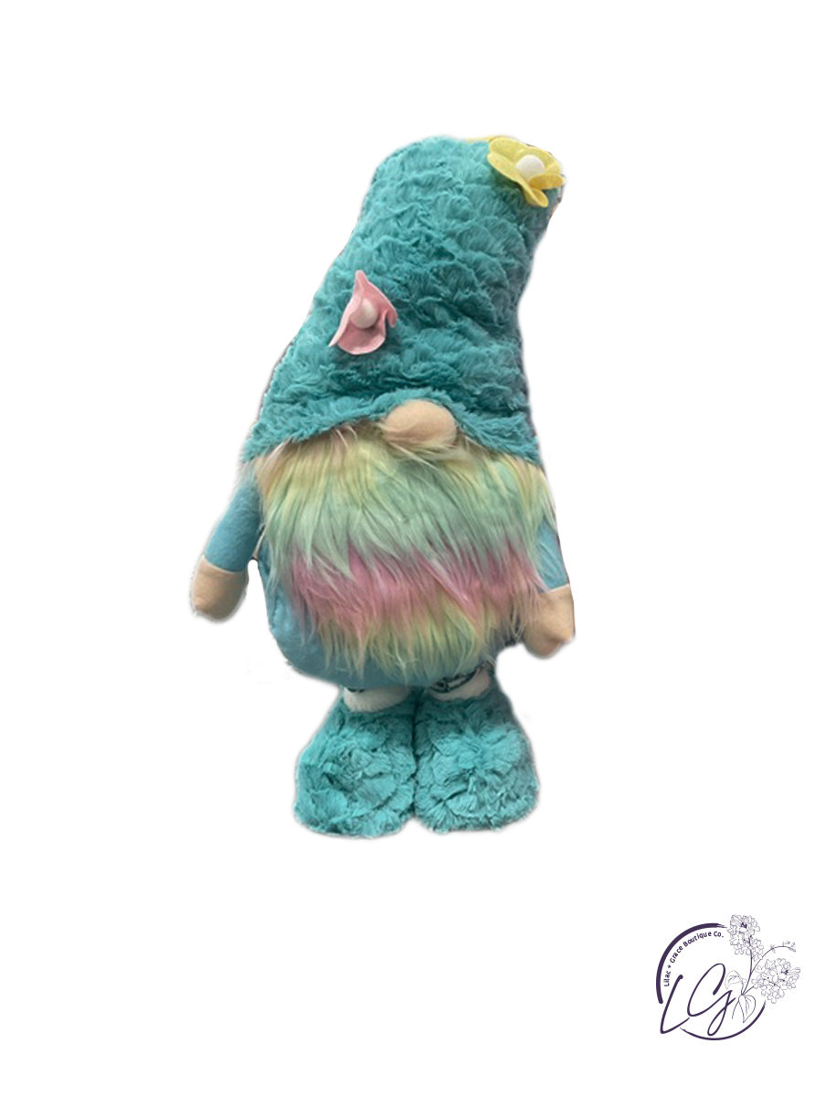 Spring Rainbow Gnome Stretch Leg