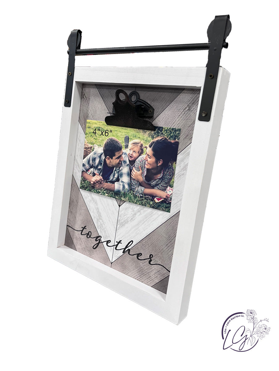 Wood Rustic Modern 4x6 Photo Frame