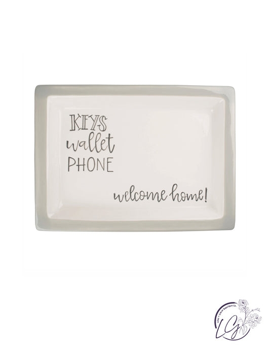 Keys Wallet Phone Trinket Tray