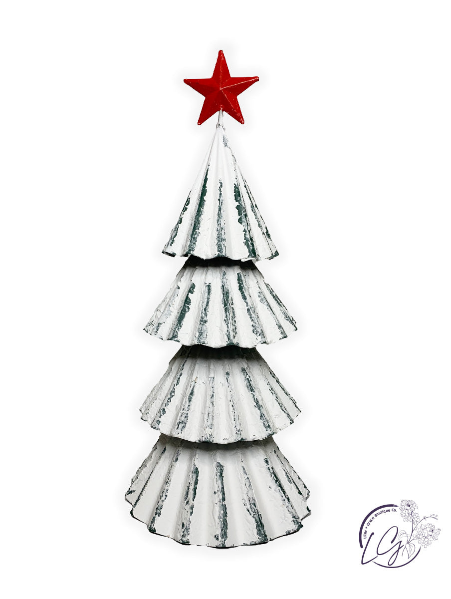 Red Star Whiteout Tree Tabletop