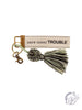 Canvas Tassel Keychains