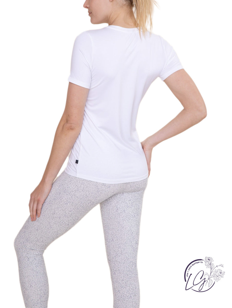 Melange Active Short Sleeve Top