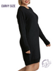 Curvy Dinner Plans Sweater Dress