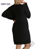 Curvy Dinner Plans Sweater Dress