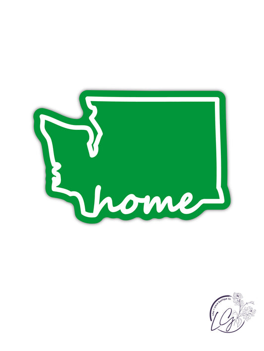 Washington Home Outline Sticker