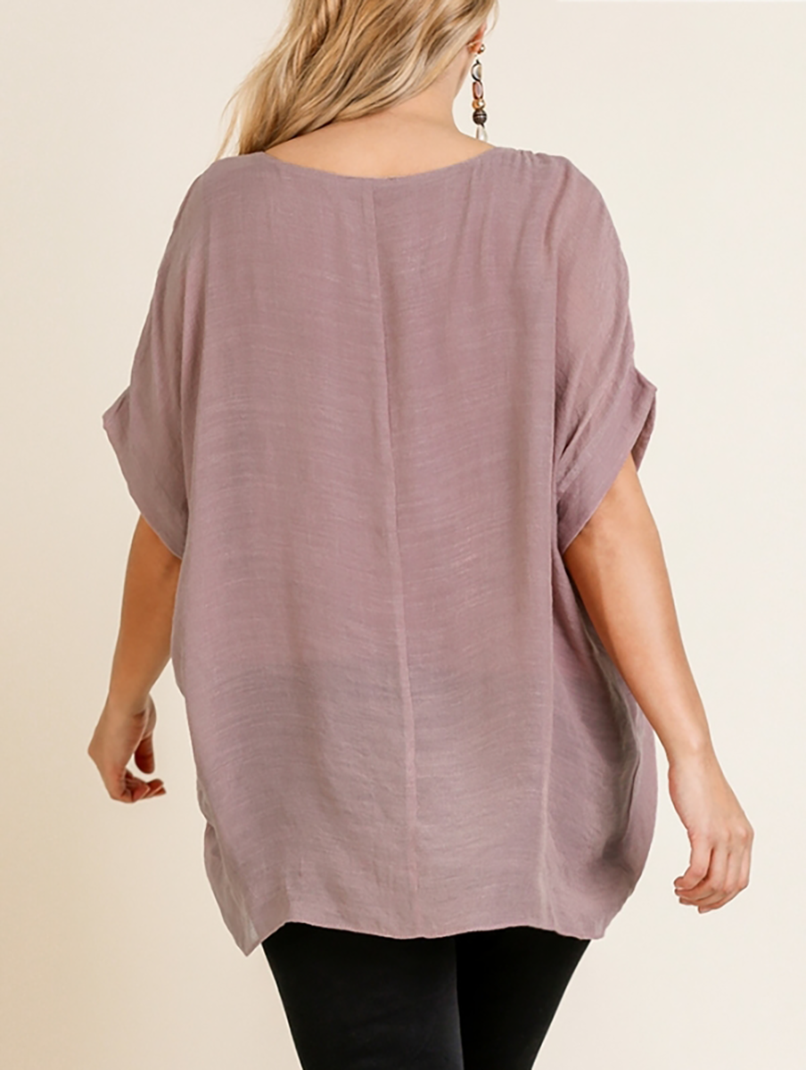 Curvy Endless Possibilities Short Sleeve Top