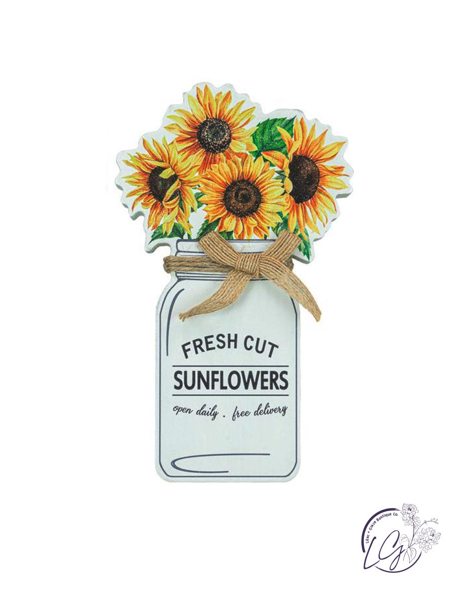 SUNFLOWER JAR SIGN