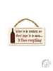 Cute Sayings 4X8 Rope Hanger