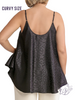 Curvy Evening Sunset Leopard Cami