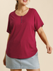 Curvy Here With You Short Sleeve Top